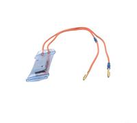 Hosrivae Termostato de descongelación para refrigerador, interruptor bimetálico de control de temperatura CA 250 V 10 A, 2 cables N13-4 pieza de repuesto para reparación de refrigeradores, cable de 28