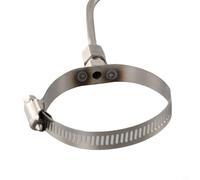 Hosrivae Tipo longitud de ángulo recto de la sonda del termopar 80x5m m de EGT K con la detección blindada malla de acero de la temperatura de la gama alta del cable del 1m