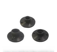 Hosrivae Tuerca de brida para amoladora angular, aleación M10 para sujetador de disco de corte de rosca M14, ajuste seguro para trabajo de madera metálica, acabado negro (A)