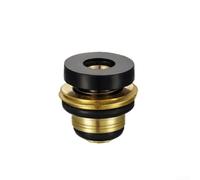 Hosrivae Válvula angular para fontanería de baño, construcción de latón con junta de goma y función de parada de agua, ajuste a prueba de fugas para tanques y agua de bricolaje