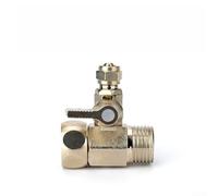 Hosrivae Válvula de bola de metal Tee para 4 vías para conexiones de purificador RO diseñadas para operación de larga vida bajo condiciones de filtración continua