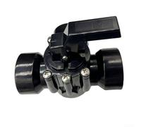 Hosrivae Válvula desviadora de piscina de 2 vías de 1.5 pulgadas, spas de sal de sellado positivo de CPVC, repuesto sin lubricante compatible con sistemas de calefacción 4517, color negro