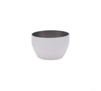 Hosrivae Vaso de chupito portátil de acero de 30 ml, copa de vino compacta de una sola capa Baijiu, cócteles y licores, herramienta de bar resistente al aire libre, pícnics camping, viajes (blanco)