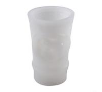 Hosrivae Vela de silicona para abrazar pareja, forma cilíndrica, resistente al calor, reutilizable, ideal para hacer románticas y manualidades (estilo B)