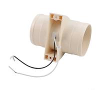 Hosrivae Ventilador de escape de 12 V, 3 pulgadas, soplador de sentina marino de 45 CFM con 5, motor de cabina de barco de ventilación silenciosa, carcasa negra (blanco)