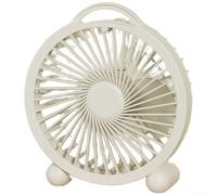 Hosrivae Ventilador portátil USB de escritorio de 4 pulgadas para mini ventilador de refrigeración, blanco, silencioso, <36 dB ancho, flujo de aire, compacto, ventilador de escritorio para dormitorio