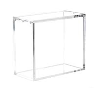 Hosrivae Vitrina acrílica para caja de refuerzo TCG, almacenamiento protector transparente de 4 mm de grosor con cierre seguro, apilable para coleccionistas de tarjetas (2)