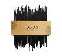 HOSSIAN 100 varillas difusoras de varillas de 7 x 3,5 mm, varillas difusoras negras, varillas de repuesto para fragancias aromáticas para difusores de aceites esenciales