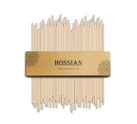 HOSSIAN Varillas difusoras de caña - Difusores de caña - Varillas de caña - Recambios de difusor - Reemplazo de Madera de ratán Natural para Fragancia aromática 50PCS (7.5 "* 3.5 mm Color primario)