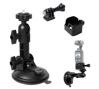 Hossom Soporte de Ventosa para dji OSMO Pocket 3/2/Action 5 Pro/4/3, para Hero 13/12/11/10/9, para Insta360 Ace Pro 2/X4/X3/X2 Action Cámara Accesorios con Adaptador de Expansión