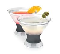 HOST 3310 9 Ounce Martini Freeze Cooling Cups - Plástico Clear 12.065 X 12.065 X 10.16 cm