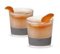 HOST 3312 9 Ounce Whiskey Freeze Cooling Cups - Plástico Clear 8.89 x 8.89 x 8.89 cm