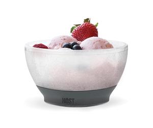 HOST 3313 18 Ounce Ice Cream Freeze Cooling Bowl plástico Clear 13.97 x 13.97 x 7.62 cm