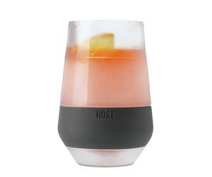 Host Taza de refrigeración Wine Freeze XL en Gris, Plástico Silicona Gel, Grey