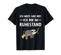 Hostales en Ich Muss Gar Nix! Ich Bin Im Ruhestand Rente Camiseta