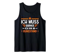 Hostales en Ich Muss Gar Nix Ich Bin Im Ruhestand Rente Camiseta sin Mangas