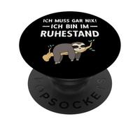 Hostales en Ich Muss Gar Nix! Ich Bin Im Ruhestand Rente PopSockets PopGrip Adhesivo