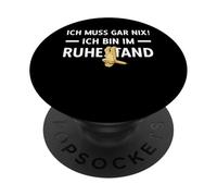 Hostales en Ich Muss Gar Nix! Ich Bin Im Ruhestand Rente PopSockets PopGrip Adhesivo