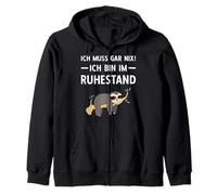Hostales en Ich Muss Gar Nix! Ich Bin Im Ruhestand Rente Sudadera con Capucha