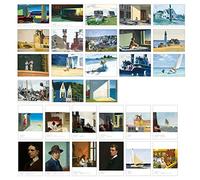 HOSTEESSCHOICE Beautiful Art - Juego de 30 postales de artista estadounidense Edward Hopper paquete variado de paisajes de pintura famosa, 10,2 x 15,2 cm