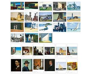 HOSTEESSCHOICE Beautiful Art - Juego de 30 postales de artista estadounidense Edward Hopper paquete variado de paisajes de pintura famosa, 10,2 x 15,2 cm