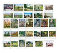HOSTEESSCHOICE Juego de 30 tarjetas postales de arte hermoso para artistas franceses Camille Pissarro, paquete variado, paisaje de pintura famoso, 4 x 6 pulgadas