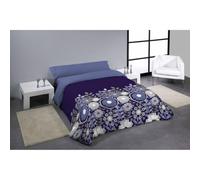 Hosteline Juego de Funda nórdica Libre Azul Cama de 90 3 Piezas