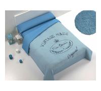 Hosteline Juego de Funda nórdica Made Azul Cama de 135 3 Piezas