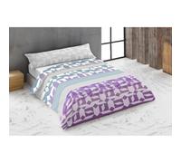 Hosteline Juego de Funda nórdica Tripoli Malva Cama de 135 2 Piezas