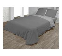 Hosteline Juego de Funda nórdica Vegas Gris Cama de 150 3 Piezas