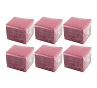 Hostelnovo - 600 Unidades de servilletas Burdeos de Mesa - Papel desechable - Micropunto - 10x10 cm (plegadas) y 20x20 cm (desplegadas) - Ideal para Eventos de Catering, Bares y Fiestas