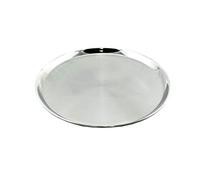 HostelNovo - Bandeja Camarero Redonda - Diámetro: 45 cm - Acero Inoxidable - Bandeja para Servir - Uso Profesional o doméstico - Múltiples usos