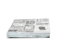 Hostelnovo - Mantelín periódico - 250 Unidades - Diseño Times - Moda Vintage para tu Mesa - Dimensiones: 31 x 43 cm