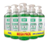 Hostelpak | 24 x 500 ml | Detergente lavavajillas manual DermoGel Aloe Vera Ecológica | lavavajillas a mano | detergente liquido