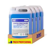 Hostelpak | 4 x 5L - Limpiacristales Multiusos profesional, Liquido ventanas, Limpiador profesional