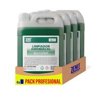 Hostelpak | 4 x 5L - Limpiador amoniacal Multiusos profesional, Para todo tipo de superficies, con amoniaco