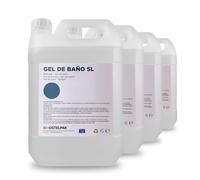 Hostelpak gel de ducha pack 4 garrafa 5l gel de baño ph neutro tamaño familiar 5 litros fragancia neutra