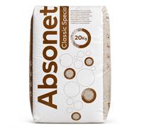 Hostelpak Sepiolite 15/30 Natural Mineral Oil Absorbent Granules 20 kg - Heavy-Duty Floor Sweep for Oil, Fuel and Liquid Spills - Workshops, Garages, Stables, Industry - Made in Spain