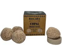 HOSTENATURA Bombitas de Incienso Copal Banjara Defumación Activada Espiritualidad, Claridad y Conexión - Cajita de 5 bombitas con Soporte