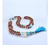 HOSTENATURA Collar Bali Mala Diosa de la Fertilidad - 108 Rudraksha