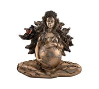 HOSTENATURA | Figura Gaia Diosa Madre Tierra 20x10x15 cm | Estatua de Resina Decorativa | Símbolo de Naturaleza, Fertilidad y Energía Femenina | Ideal para Altares, Hogar y Meditación