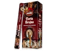 HOSTENATURA Incienso Corta Brujerías AUM Fragrances - Caja de 6 cajitas de Incienso de 20 barritas - contra Todo Tipo de hechizos