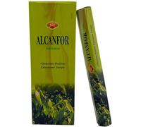 HOSTENATURA Incienso Sac Alcanfor | Caja de 120 Barritas de Incienso Hexagonal | Aroma Fresco, Purificante y Refrescante