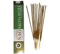 HOSTENATURA Incienso Salvia Negra Golden NAG Black Sage Vijayshree Fragrance - 1 Cajetilla de 15gr