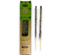 HOSTENATURA Incienso Ullas de Hierba de Limón - Lemon Grass - Hecho a Mano - 25gr - Hecho en India - 100% Natural - ULLAS Incienso Orgánico