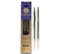 HOSTENATURA Incienso Ullas de Opio Negro - Black Opium - Hecho a Mano - 25gr - Hecho en India - 100% Natural - ULLAS Incienso Orgánico