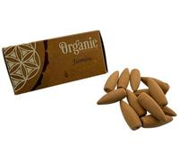 HOSTENATURA Song of India | Conos de Incienso Reflujo Jazmín Organic 12 Conos | Incienso Backflow Aromático | Fragancia Floral Dulce para Quemadores Cascada y Hogar