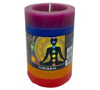 HOSTENATURA Vela de los 7 Chakras Velas y Aromas - 11x7x7cm
