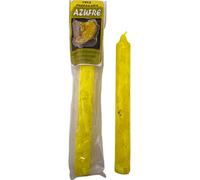 HOSTENATURA Vela Preparada Ritualizada Azufre 18cm - Limpia el Pensamiento y Las emociones negativas