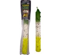 HOSTENATURA Vela Preparada Ritualizada Ruda, Sal y Azufre 18cm - Limpia los Malos ambientes